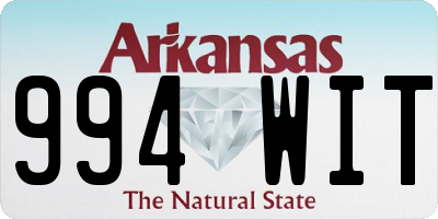 AR license plate 994WIT