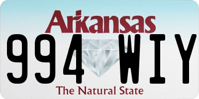 AR license plate 994WIY