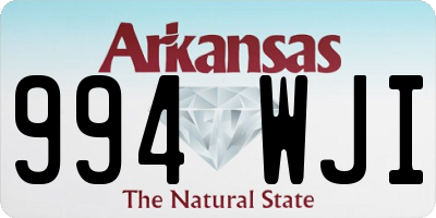 AR license plate 994WJI
