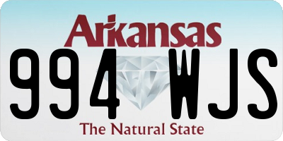 AR license plate 994WJS