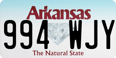 AR license plate 994WJY