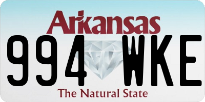 AR license plate 994WKE