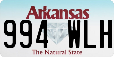 AR license plate 994WLH