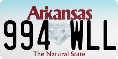 AR license plate 994WLL
