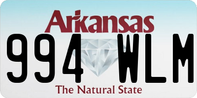 AR license plate 994WLM