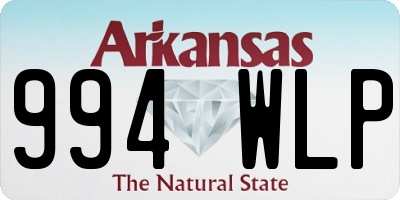 AR license plate 994WLP
