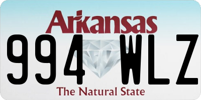 AR license plate 994WLZ