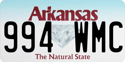 AR license plate 994WMC