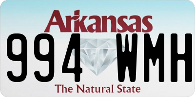 AR license plate 994WMH