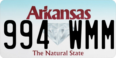 AR license plate 994WMM