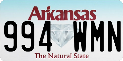 AR license plate 994WMN