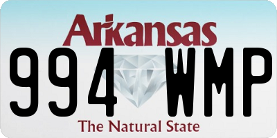 AR license plate 994WMP
