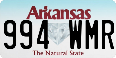AR license plate 994WMR
