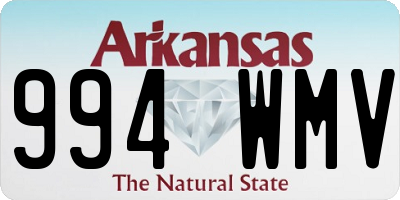 AR license plate 994WMV