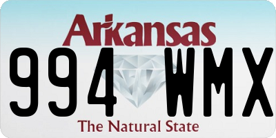 AR license plate 994WMX