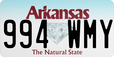 AR license plate 994WMY