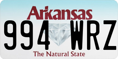 AR license plate 994WRZ