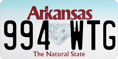 AR license plate 994WTG