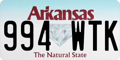 AR license plate 994WTK