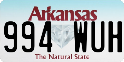 AR license plate 994WUH