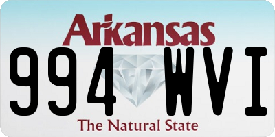 AR license plate 994WVI