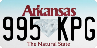 AR license plate 995KPG