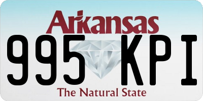 AR license plate 995KPI