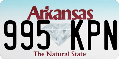 AR license plate 995KPN