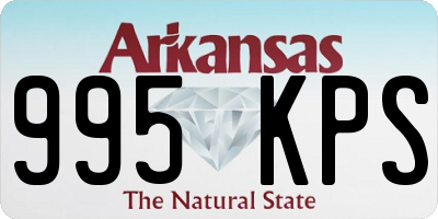AR license plate 995KPS