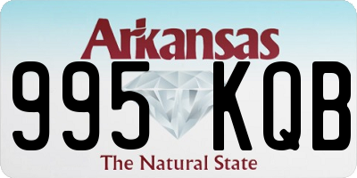 AR license plate 995KQB
