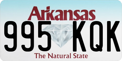 AR license plate 995KQK