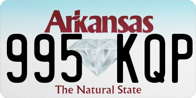 AR license plate 995KQP