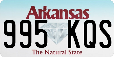 AR license plate 995KQS