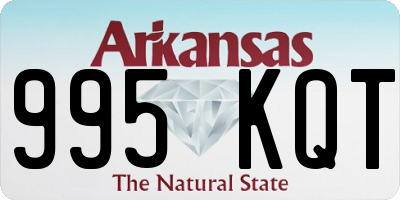 AR license plate 995KQT