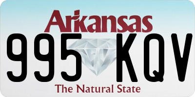 AR license plate 995KQV