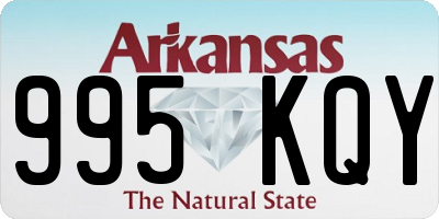 AR license plate 995KQY