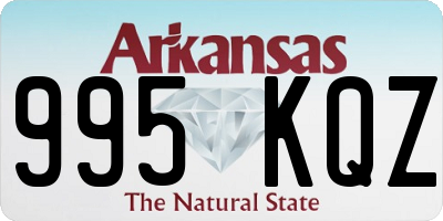 AR license plate 995KQZ