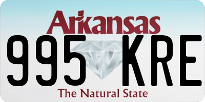 AR license plate 995KRE