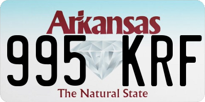 AR license plate 995KRF
