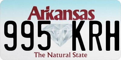 AR license plate 995KRH