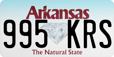 AR license plate 995KRS