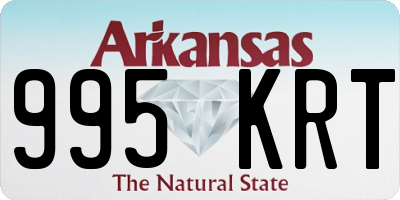 AR license plate 995KRT