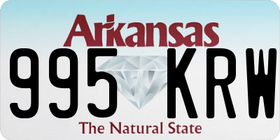 AR license plate 995KRW