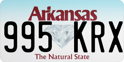 AR license plate 995KRX