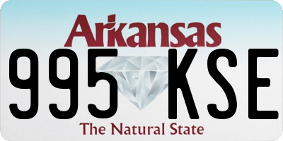 AR license plate 995KSE