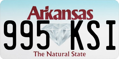 AR license plate 995KSI