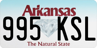 AR license plate 995KSL
