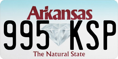 AR license plate 995KSP