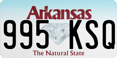 AR license plate 995KSQ