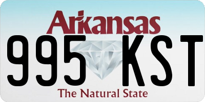 AR license plate 995KST